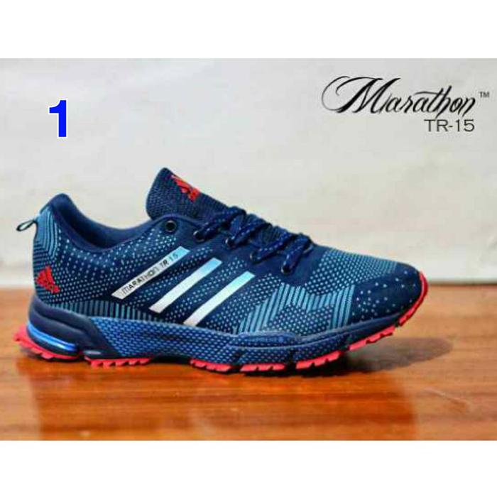 Jual Sepatu Pria Adidas Marathon TR15 Sport Running import Kota