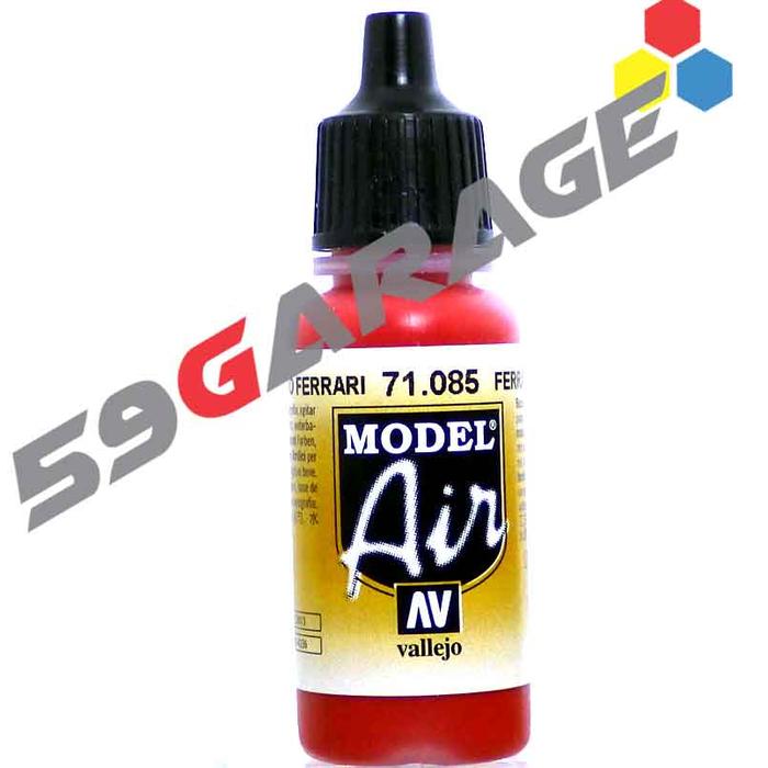 Gambar Vallejo 71085 Ferrari Red - Military model kit paint dari 59garage undefined Tokopedia