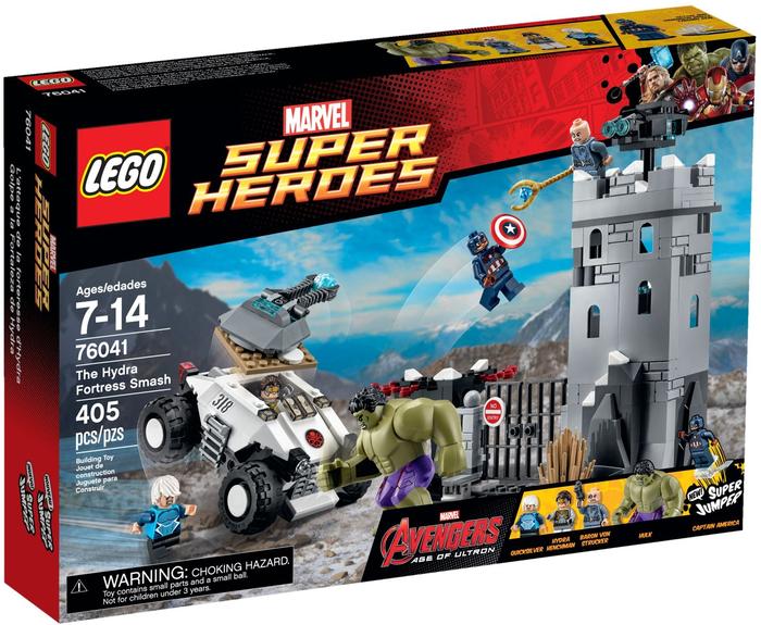 Jual LEGO Super Heroes #76041 The Hydra Fortress Smash Captain