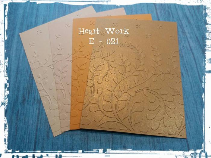 embossed scrapbook paper