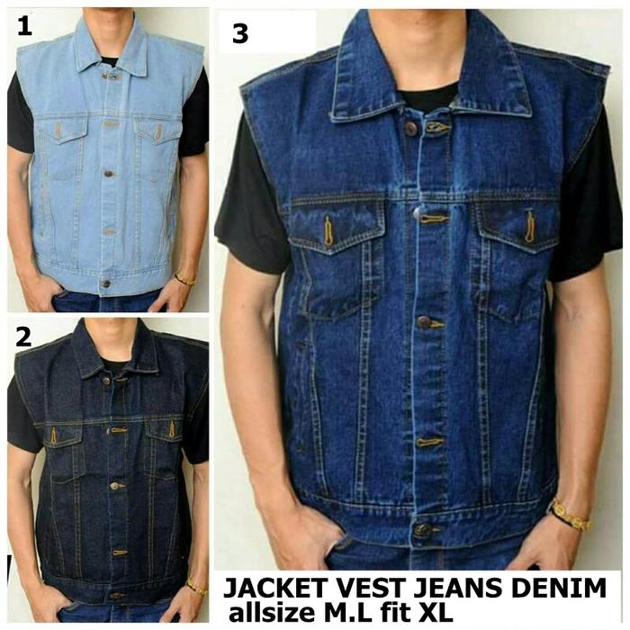 vest denim