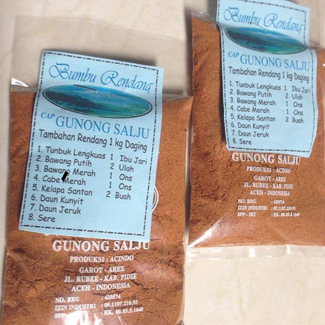 Gambar Bumbu Rendang dari Aceh Bumbu Store undefined Tokopedia