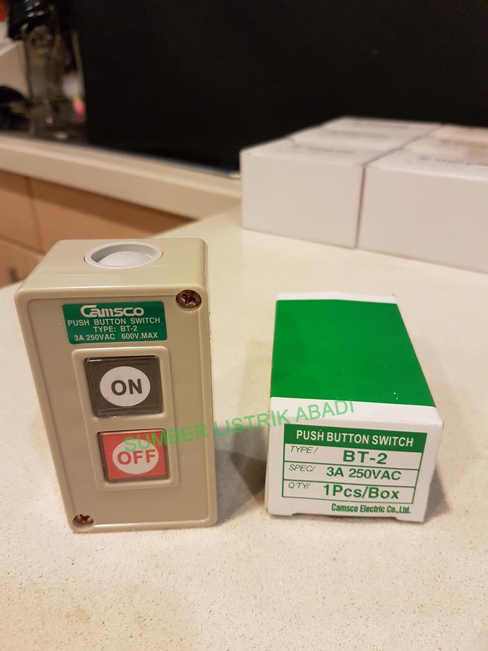 Jual Camsco Push Button Switch (ON OFF) BT-2 - Jakarta Barat - Sumber ...
