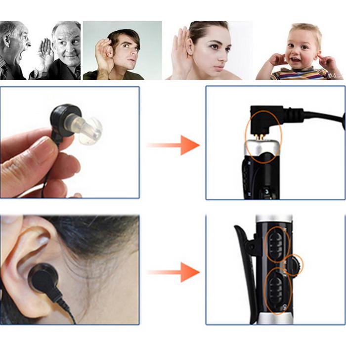 Gambar Alat Bantu Dengar Pendengaran Dapat di Cas Ulang Handsfree Headset dari ALENG88 & FW22 undefined Tokopedia