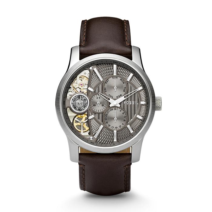 Jual Fossil Me1098 Mechanical Twist Brown Leather Watch Jakarta Barat Sales Jam Tangan Tokopedia