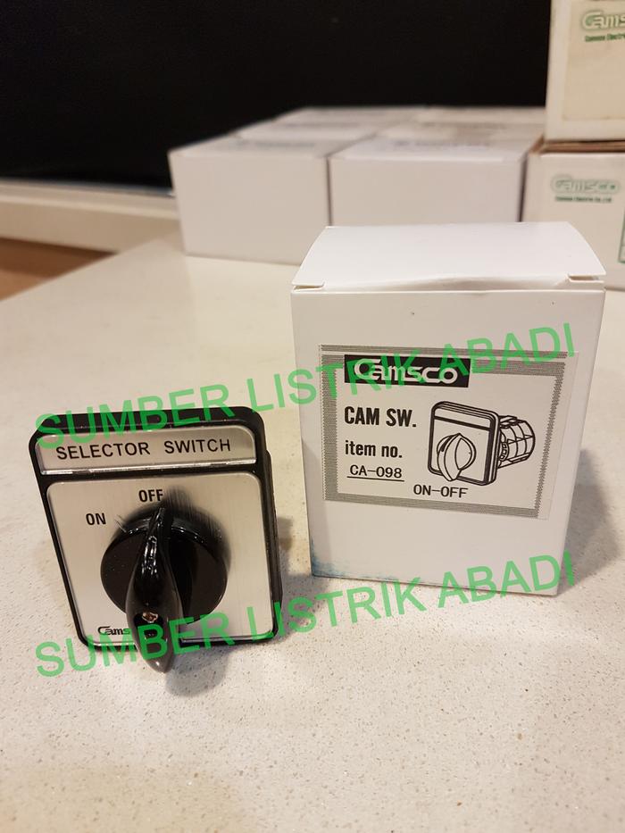 Jual Camsco Cam Switch CA-098 (ON OFF) Selector Switch - Jakarta Barat ...