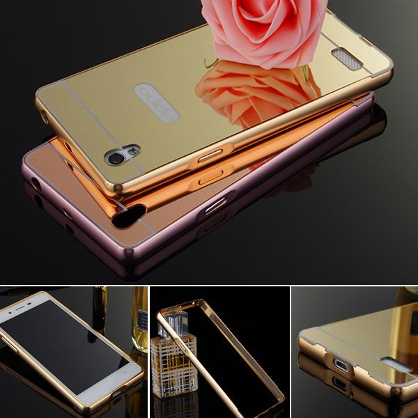 Jual BUMPER CASE OPPO MIRROR IPHONE STYLE CASING COVER HARD CASE