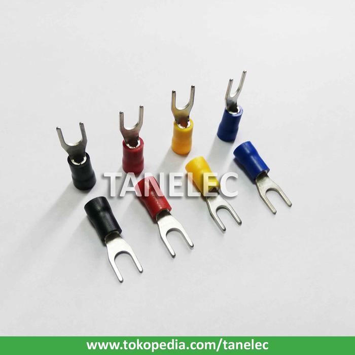 Gambar Skun Kabel Y 1.25-3 Hitam, Merah, Kuning, Biru | Insulated Spade dari tanelec undefined Tokopedia
