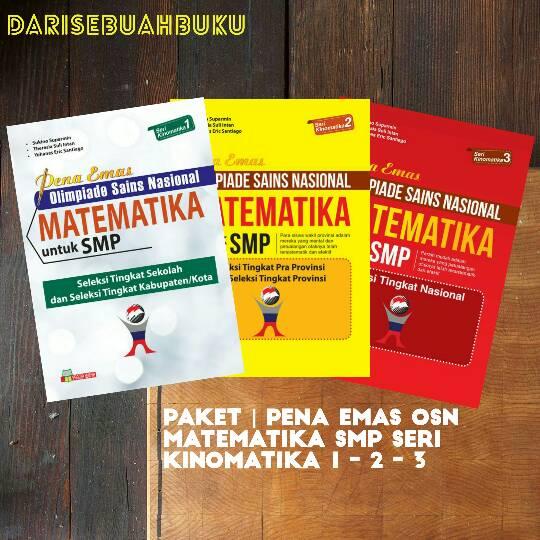 Jual Paket Pena Emas Osn Matematika Smp Seri Kinomatika 1 2 3 Kab Bandung Darisebuahbuku Bandung Tokopedia