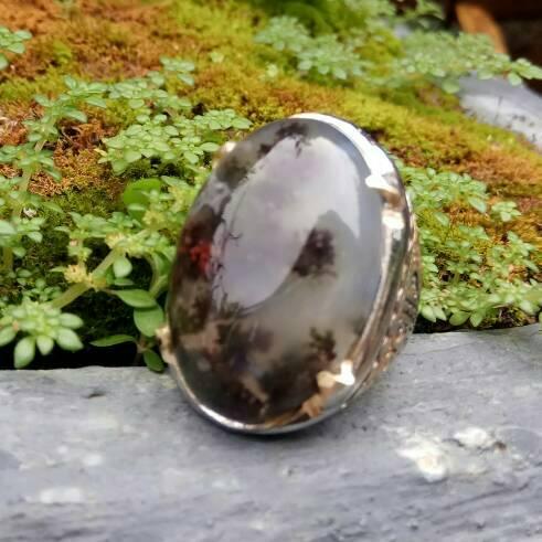 Gambar Natural Agate (Lumut aquarium) New stone dari Bg Surya Aceh undefined Tokopedia