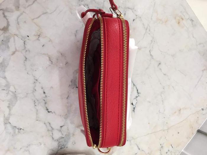 Jual PROMOlSPECIALl Fossil Sydney Crossbody Claret Tas