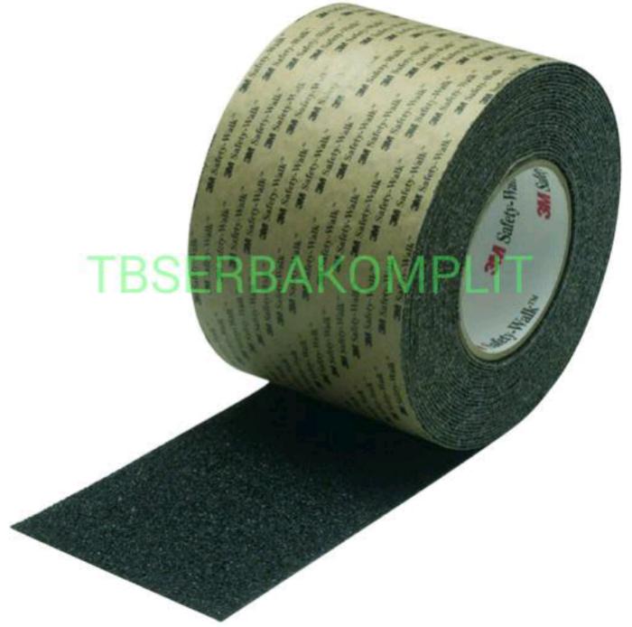 Gambar 3M Tape Anti Slip 4 inch x 18 meter Amplas Tangga 4" x 18m Safety dari Berkat Makmur Gems undefined Tokopedia