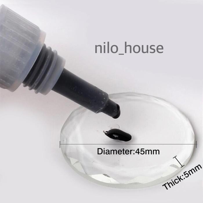 Gambar Pallet Kaca Tempat Lem Lashextension / Pallet Crystal Bulat Tempat Lem dari @makeupbrushnilo undefined Tokopedia