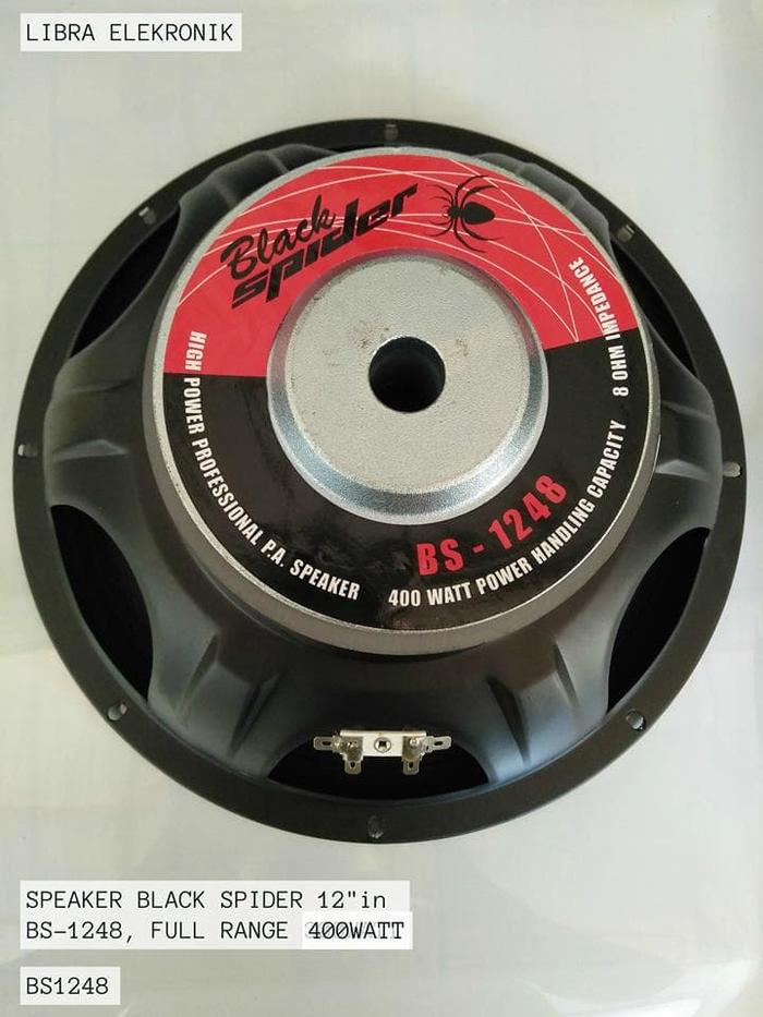 Speaker Black Spider 12in type 1248 
