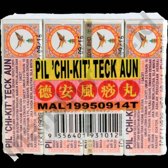 Jual Chi Kit Teck Aun Obat Sakit Perut Mual Pusing Mabuk Herbal China Kota Jambi Barokah Shoppu Tokopedia