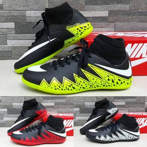 Jual SEPATU FUTSAL NIKE HYPERVENOM TERLARIS Hitam, 36 Kab