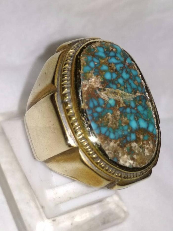 Gambar batu pirus persia asli jaman dulu dari atta gemstone undefined Tokopedia