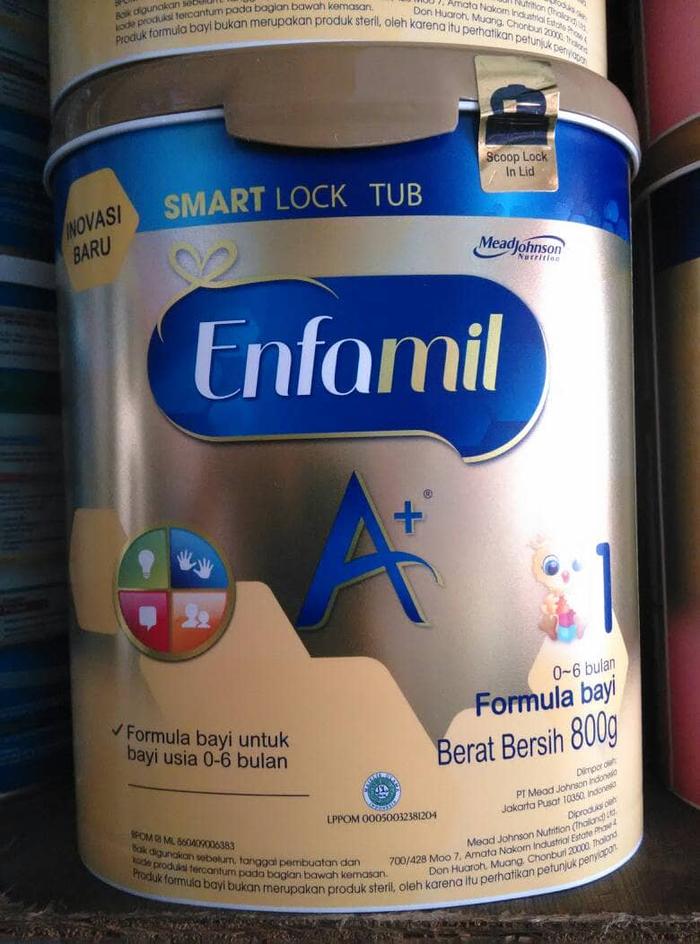 Gambar Susu Enfamil A+ tahap 1 800gr (0-6bln) dari SumberJayaMaju undefined Tokopedia