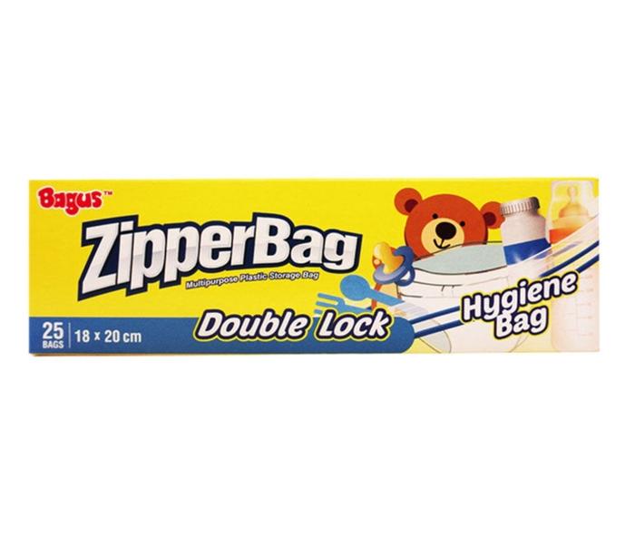 Gambar BAGUS - Double Lock Zipper Bag 18 x 20 cm - Medium dari Chubby Baby Jakarta undefined Tokopedia