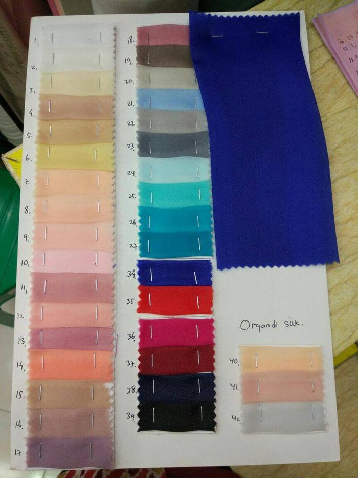 Jual Bahan Organza Kain Organza Harga Permeter Jakarta Pusat Ankara Textile Tokopedia