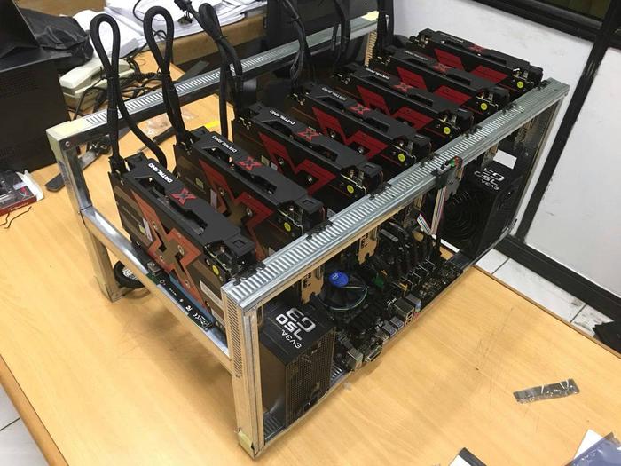 Jual Open Rig case Mining rak tuk mining part 2 - 66x40x32 2fan ...