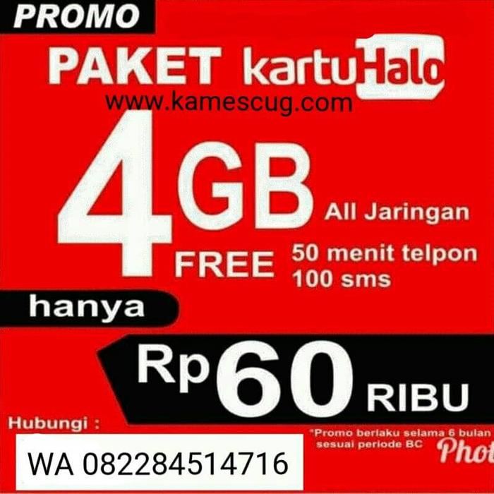 Jual Kartu Halo Telkomsel Murah Kota Pekanbaru Kamescug Tokopedia