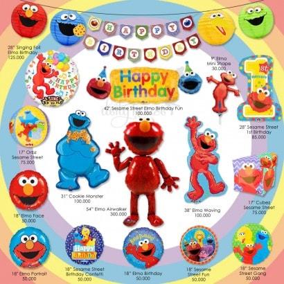 Gambar 18" Elmo Portrait dari Deity House Party Supply undefined Tokopedia