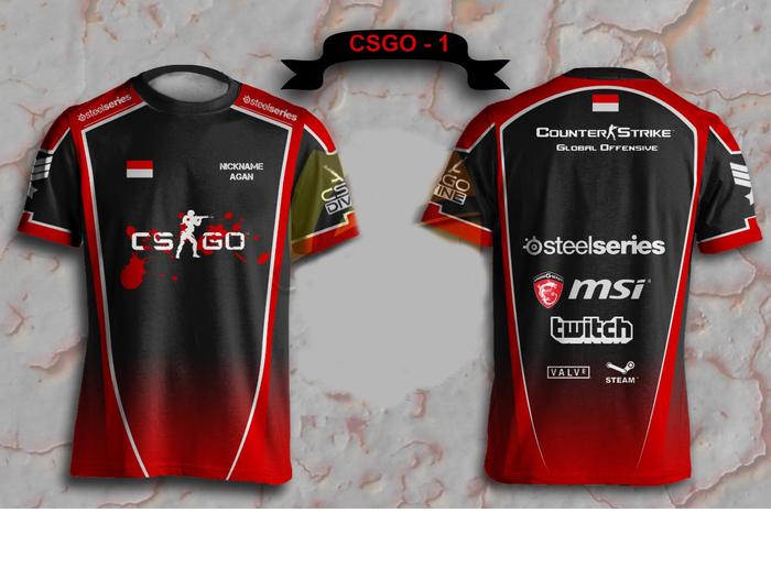 Gambar Jersey Counter Strike Global Offensive 2 dari toko IY twin undefined Tokopedia