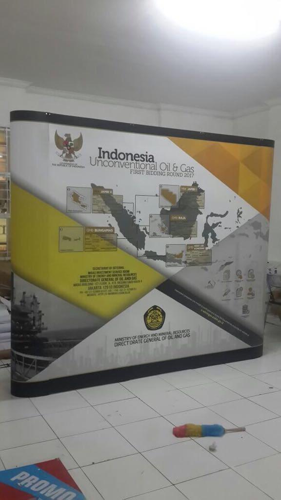 Gambar Backwall Portable Straight / Curve Untuk Pameran 3 x 4 dari mitra graphia undefined Tokopedia