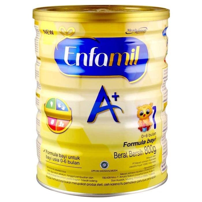 Gambar Susu Enfamil A+ Tahap 1 0-6 bulan 800g Kaleng (HOT PROOMOO) dari tsugiyono undefined Tokopedia