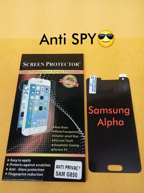 Gambar Anti Gores Screen Protector SPY Hitam For Samsung Galaxy Alpha / G850 dari Onestop Acc undefined Tokopedia