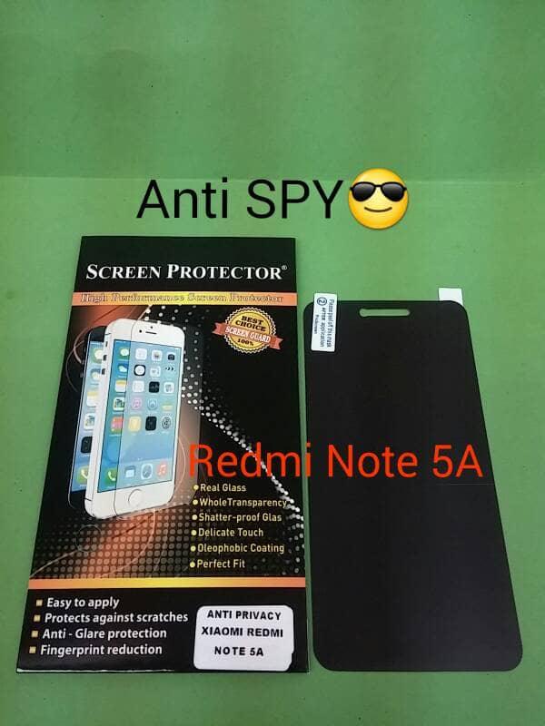 Gambar Anti Gores Screen Protector SPY Hitam For Xiaomi Redmi Note 5A dari Onestop Acc undefined Tokopedia