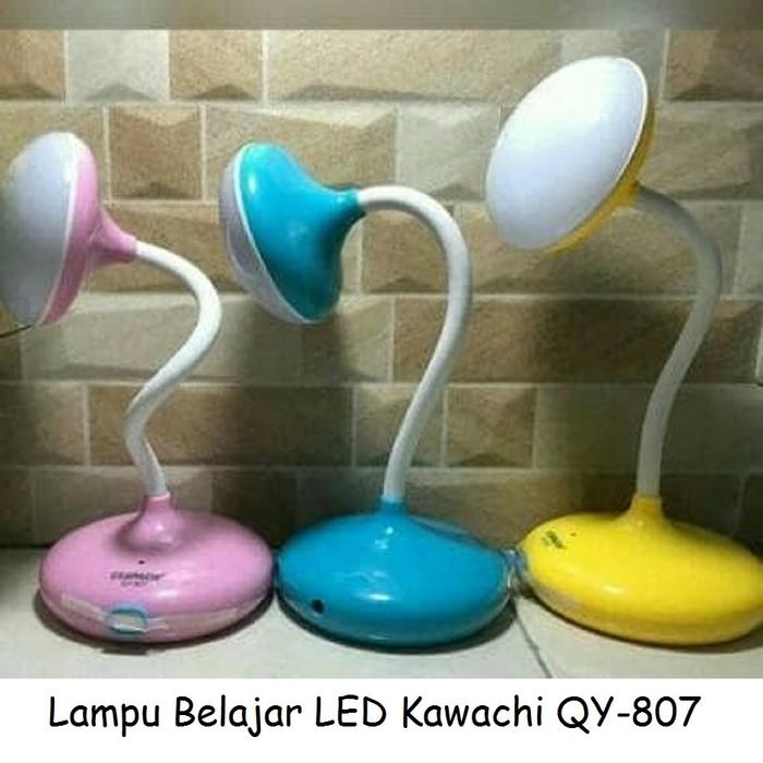 Gambar Lampu Meja Belajar / Desk Lamp LED Fleksibel Kawachi QY-807 Recharge dari Jo Shop_Archived undefined Tokopedia