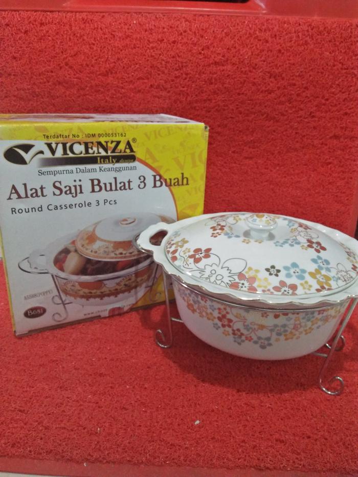 Gambar ALAT SAJI VICENZA B681 BULAT 28CM dari Manna Abadi undefined Tokopedia