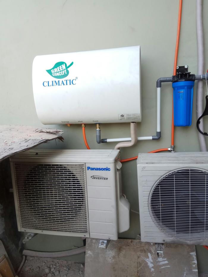 Jual Water heater / Pemanas air Climatic dengan Outdoor AC - 40L Slim -  Jakarta Barat - The Bodhi Tree | Tokopedia