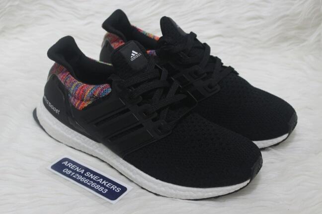 rainbow ultra boost black