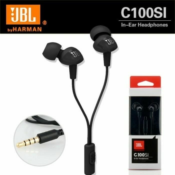 Jual Headset Earphone JBL C100si Original Cina Suara Bass Joss