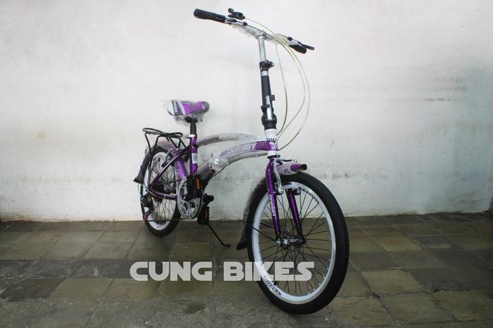 Jual Sepeda Lipat Odessy Ukuran 20 Warna Ungu Untuk Anak Anak Dan Dewasa Jakarta Barat Henryshope Tokopedia