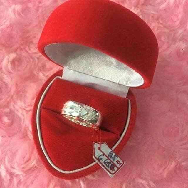 Gambar cincin couple perak murni original lombok dari Jihan Silver Pearl undefined Tokopedia
