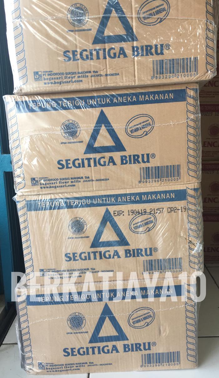 Gambar SEGITIGA BIRU TEPUNG TERIGU Kemasan 1 Kg Harga Dus Karton GOJEK ONLY dari Berkatjaya10 undefined Tokopedia