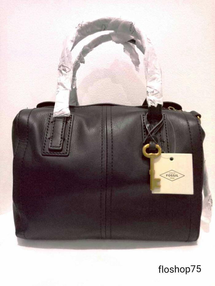 Fossil emma best sale satchel black