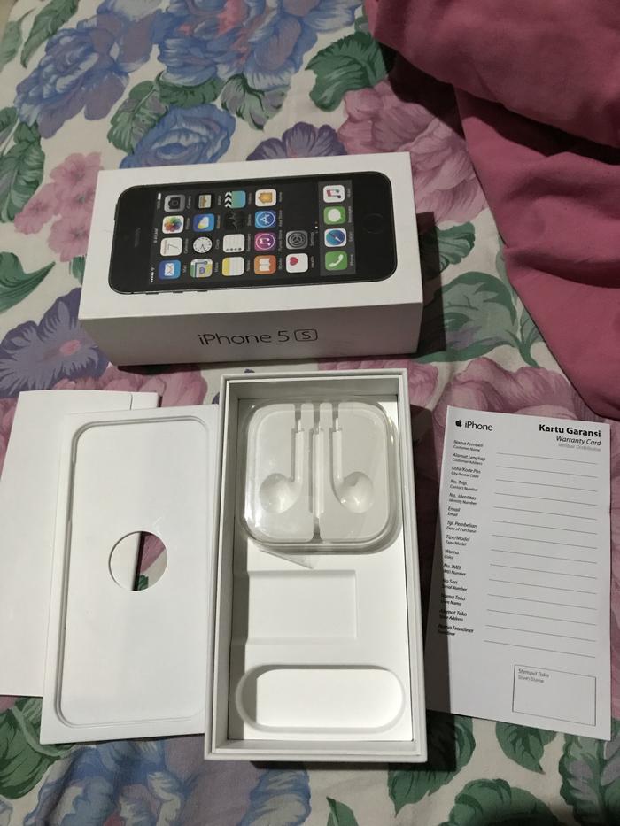 Gambar iphone 5s 16gb garansi resmi ibox hape dan dus aja,harga net no nego dari Retoind undefined Tokopedia
