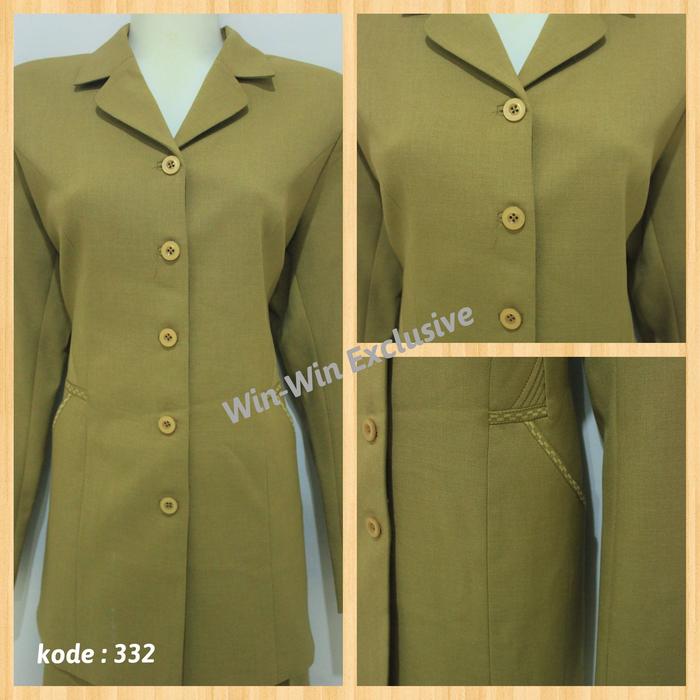 Gambar Setelan Blazer Kerja Kantor Wanita Pemda PNS - SS, Celana Panjang dari Win-Win Exclusive undefined Tokopedia