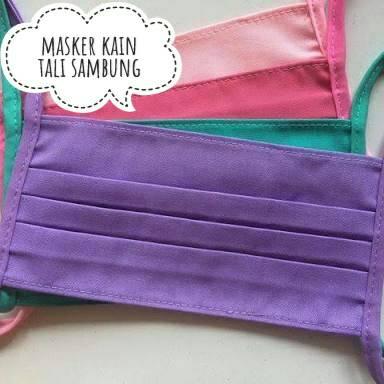 Jual Masker Kain Tali Panjang Hijab Nyaman Trendy Kab Sidoarjo Aida Collection Shop Tokopedia