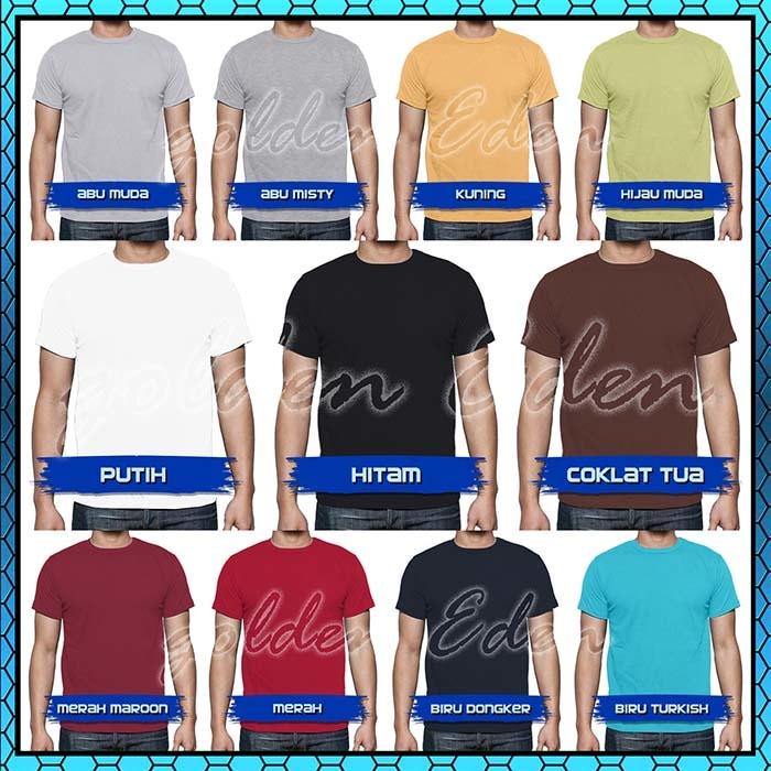 Jual Kaos Pria- Premium Polos Katun- S 