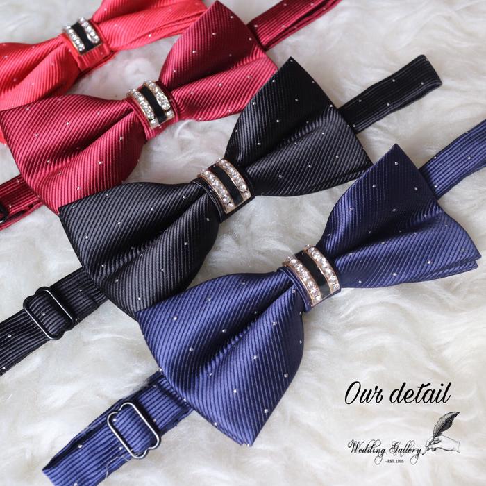 Gambar dasi kupu bowtie import polkadot premium diamond! ready stok dari OSGROSIR SURABAYA undefined Tokopedia
