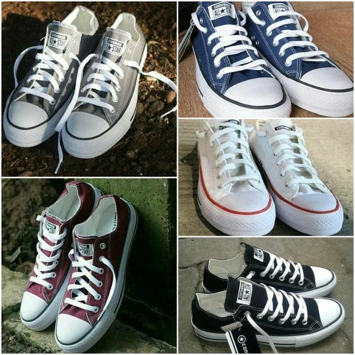 Jual Sepatu Converse All Star Classic Low Abu-abu, 35 Kota