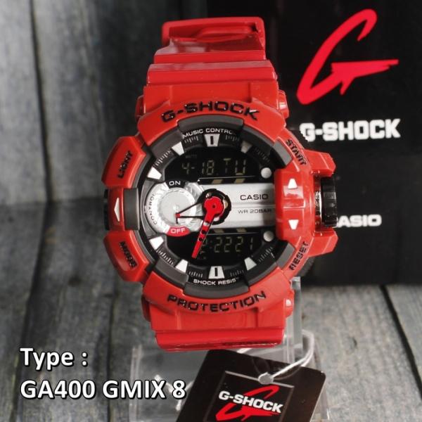 G Shock Casio Gmix Red Gold GA400 