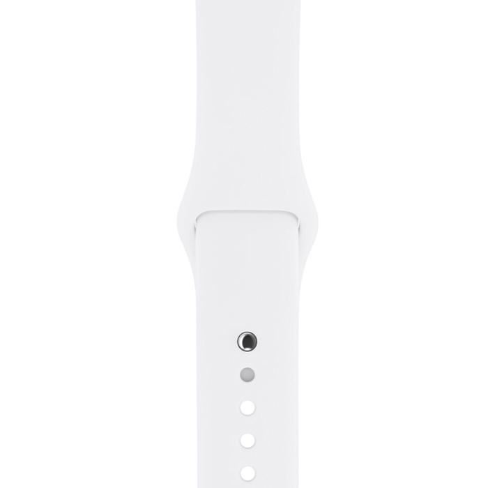 Apple Watch Stainless Steel 38mm 1st Gen White Sport Band