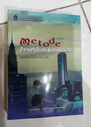 Gambar METODE PENELITIAN KOMUNIKASI BY BAMBANG SEYIAWAN BUKU UT dari Berry book store undefined Tokopedia